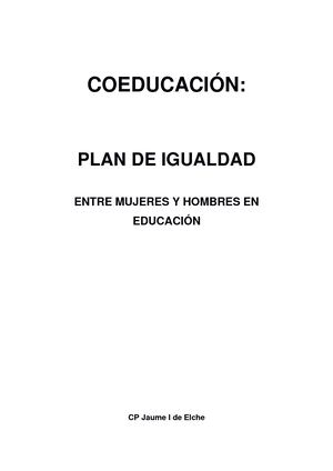 Plan De Igualdad