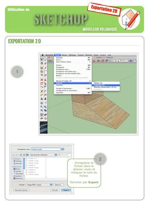 Sketchup Exportation2D