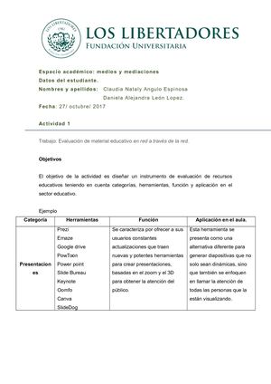 Categorias Y Herramientas