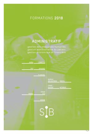 Gestion Economique et Financière (GEF)  | Catalogue de formation 2018