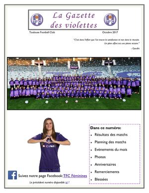Gazette Des Violettes #2 Oct