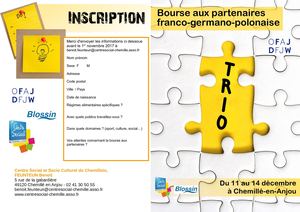 Bourse aux partenaires Franco Allemand Polonais