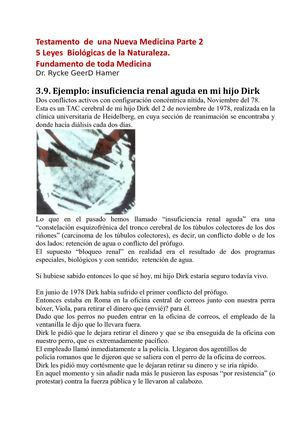 Insuficiencia Renal Aguda De Dirk Hamer