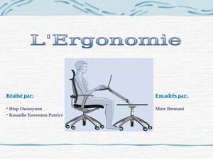 Calaméo - Presentation Ergonomie