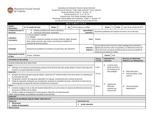 Planeación Matemáticas