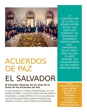 Acuerdos De Paz Trabajo