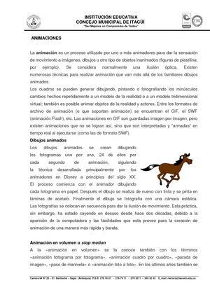 Documento De Elaboracion De Animaciones