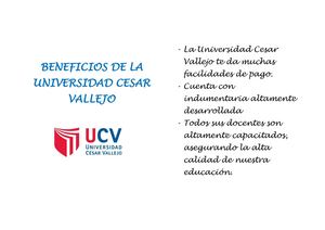 Beneficios Ucv