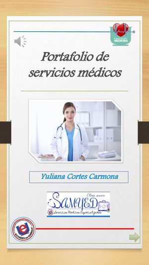 Portafolio De Servicios Médicos