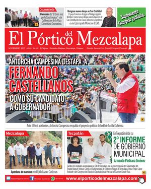 El Pórtico del Mezcalapa Noviembre 2017