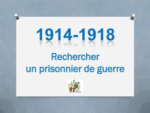 Rechercher un prisonnier de la Grande Guerre