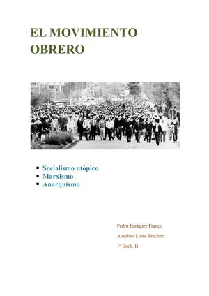 El Movimiento obrero