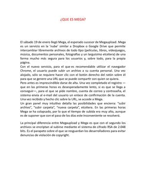 QUE ES MEGA