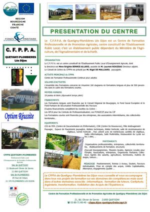 Plaquette CFPPA 2017 2018