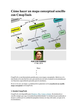 Cómo Hacer Un Mapa Conceptual Sencillo Con Cmap Tools