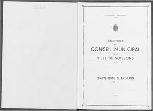 Registre des archives municipales de Soissons