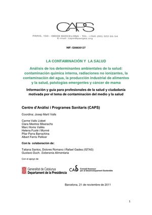 La Contaminacin Y La Salud