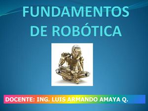 Clasificacion Robots