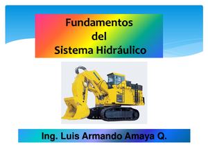 Fundamentos Sistema Hidraulico