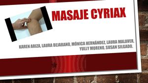 Masaje Cyriax