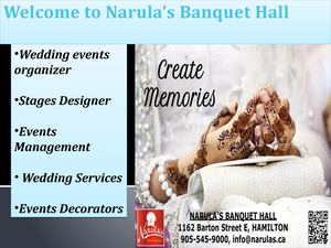 Narulas Banquet Hall Hamilton Ppt