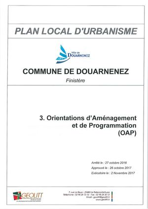 Orientations d'Aménagement et de Programmation - PLU - Ville de Douarnenez