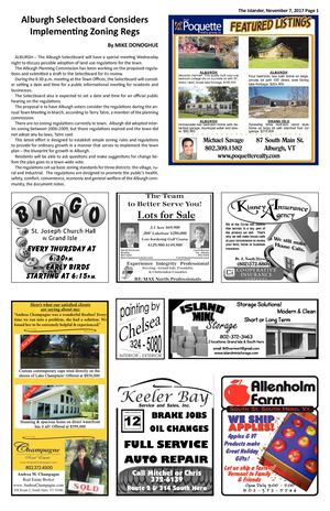 The Islander, November 7, 2017