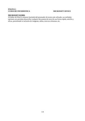Microsoft Office (Práctica 4)