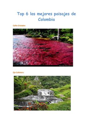 Top 6 Los Mejores Paisajes De Colombia
