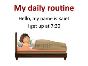 My daily routine
