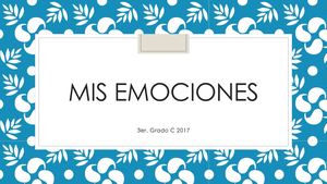 3ro C Emociones