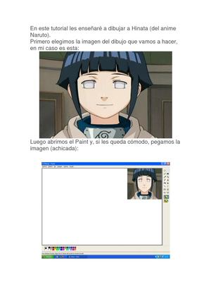 En Este Tutorial Les Enseñaré A Dibujar A Hinata