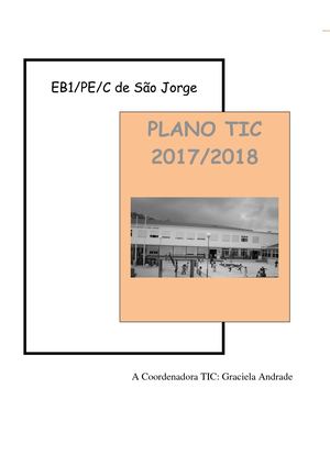 Plano TIC EB1/PE/C de São Jorge