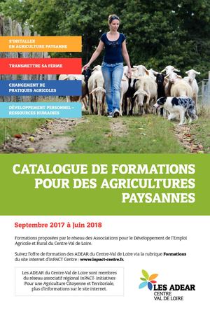 Catalogue de formations des Adear 2017