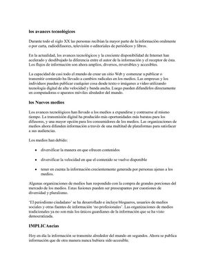 Los Avances Tecnológicos Revista