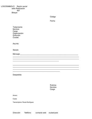 Carta Estilo Bloque Extremo