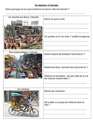 Se Déplacer à Calcutta