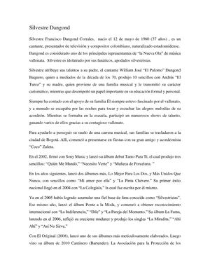 Sivestre Dangond Libro