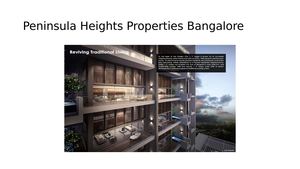 Peninsula Heights Jp Nagar