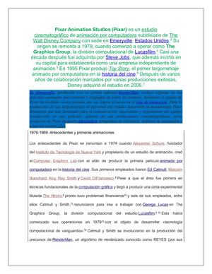 Pixar Animation Studios