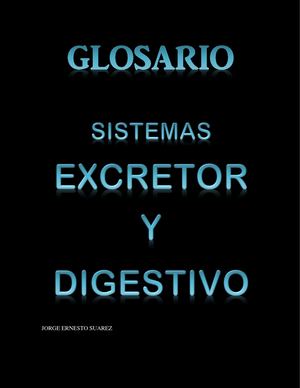 Glosario Del Sistema Excretor