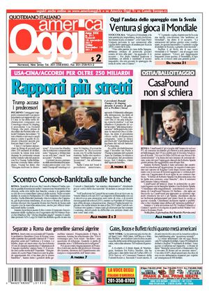 America Oggi 10 Novembre 2017