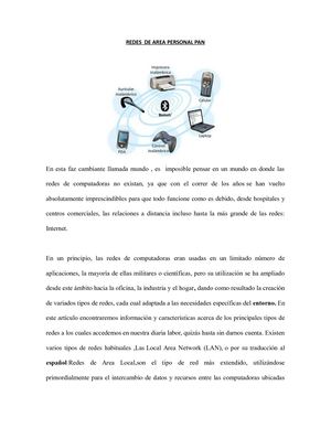 Articulo Redes De Area Personal Pan