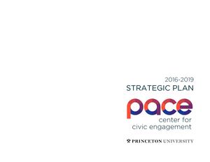 2016-2019 Pace Center for Civic Engagement Strategic Plan