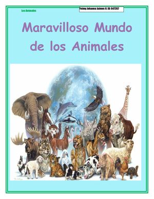 Maravilloso Mundo De Los Animales 1