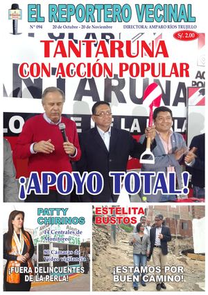 PERIÓDICO EL REPORTERO VECINAL EDICIÓN Nº 094