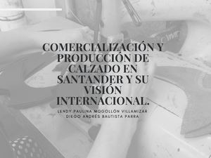 comercialización y producción de calzado en Santander