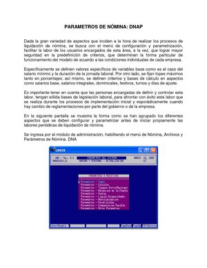 Parametros Nomina