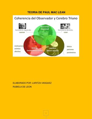 Teoria De Paul Mac Lean