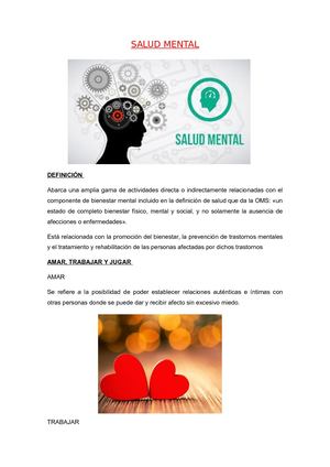 Salud Mental